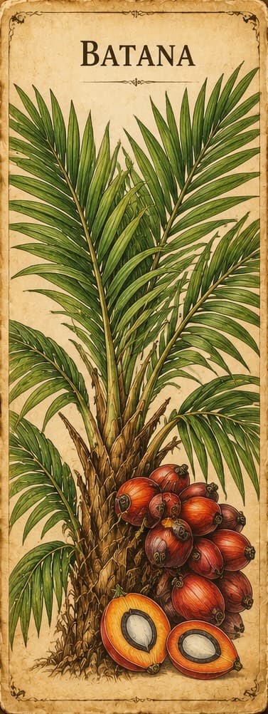Botanical illustration of Batana