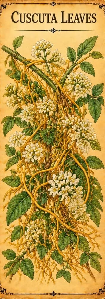 Botanical illustration of Cuscuta