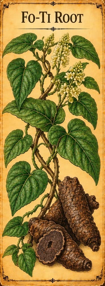 Botanical illustration of Fo-Ti