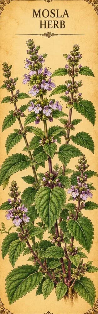 Botanical illustration of Mosla Herb