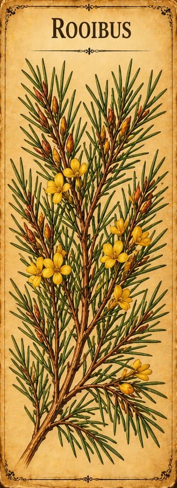 Botanical illustration of Rooibos