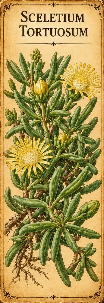Botanical illustration of Sceletium Tortuosum