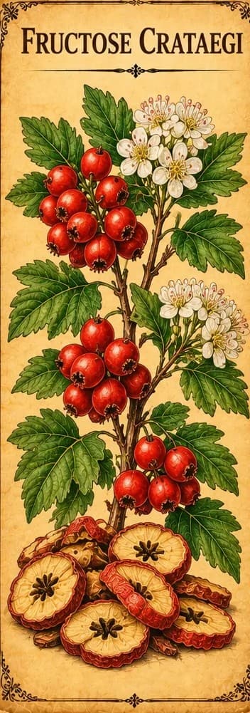Botanical illustration of Shan Zha