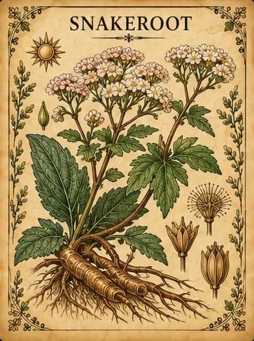 Botanical illustration of Snakeroot